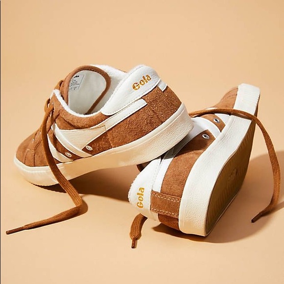 Gola Shoes - NWT Gola Mark Cox Suede Camel Sneakers